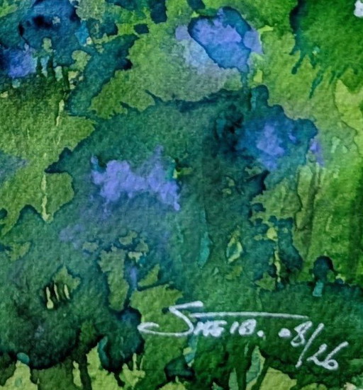 Original Watercolor – schilderijen tekeningen, Paper (photo 2 of 5)