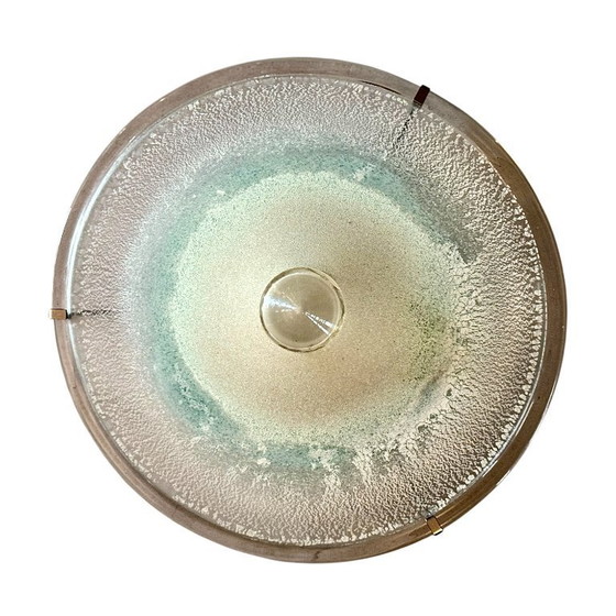 Image 1 of Lampada da parete vintage soffiata a mano, anni '80