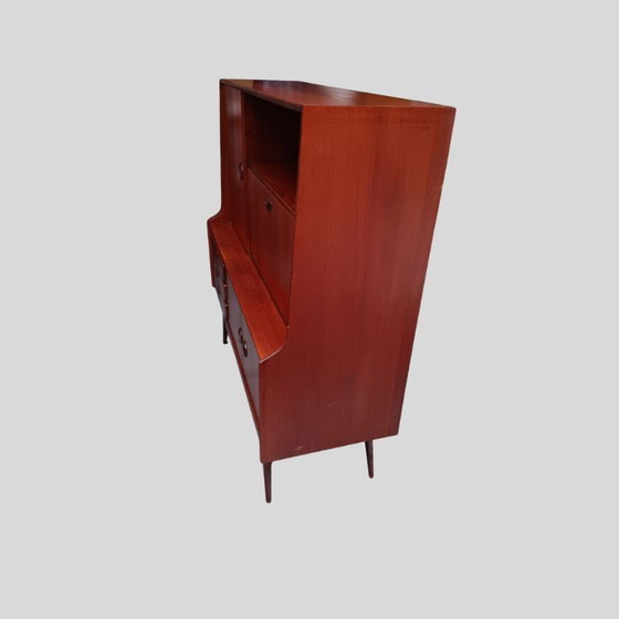 Image 1 of Credenza alta vintage in teak di Louis van Teefelen per Wébé