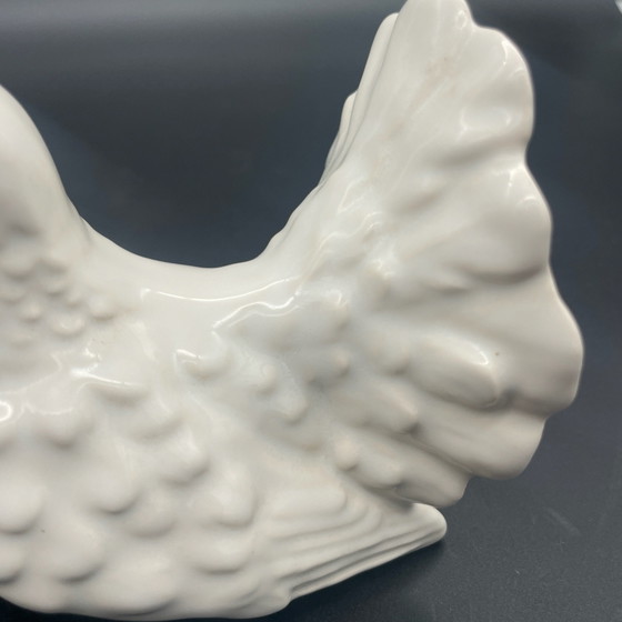Goebel Porcelain Dove, Vintage Bird Figurine, West Germany, 70s, Decorative Objects, White (photo 7 of 8)