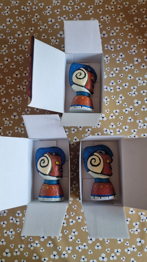 Image 1 of 3x tapón de botella y estatuilla Clemens Briels