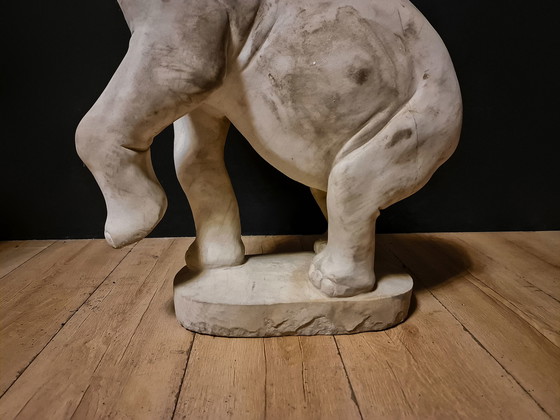 Image 1 of Scultura di Elefante in Marmo di Carrara