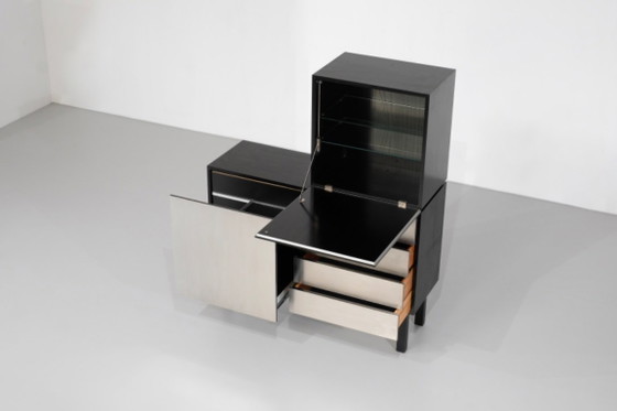 Image 1 of Das Sideboard „Parioli System“ wurde 1971 von Lodovico Acerbis für Parioli in Italien entworfen.