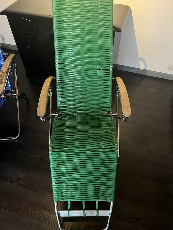 Image 1 of 2  unieke Vintage  strandstoelen van de jaren 1950 of 1960