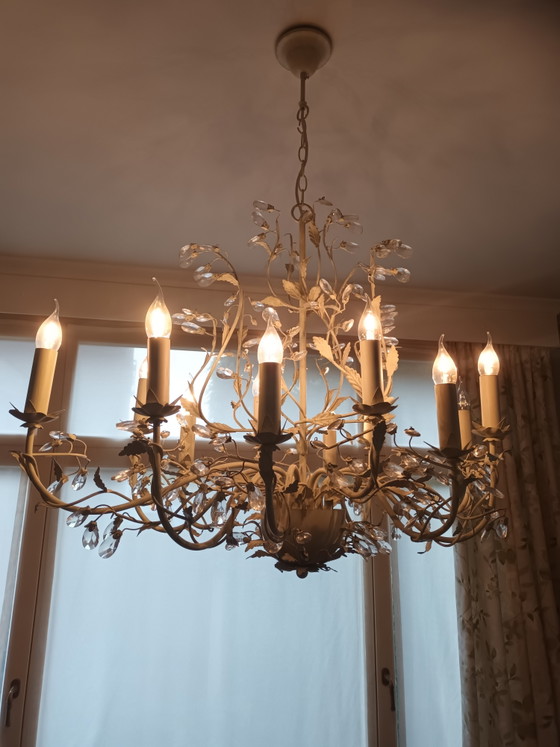 Chandelier – Glass, Metal (photo 3 of 5)