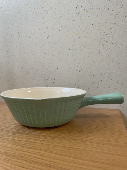 Keramik Saucière aus Sarreguemines