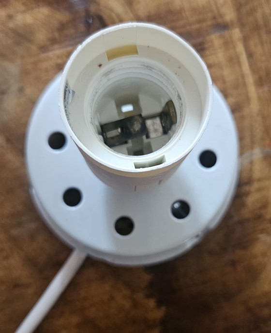 Image 1 of Vintage Space Age glass mood lamp – hand-blown sunset globe – unique eye-catcher