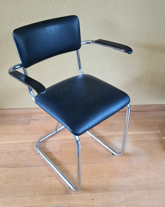 Image 1 of Gispen Dutch Design Tube Frame Chair Model 107