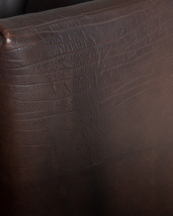 Image 1 of Canapé deux places vintage DS-47 de De Sede, canapé en cuir à encolure épaisse, assise extensible, années 1970