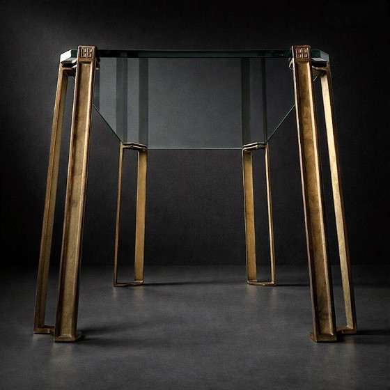 Mesa auxiliar/de centro de Peter Ghyczy para Ghyczy & Co Design. – Mesas de centro, Brass (photo 7 of 12)
