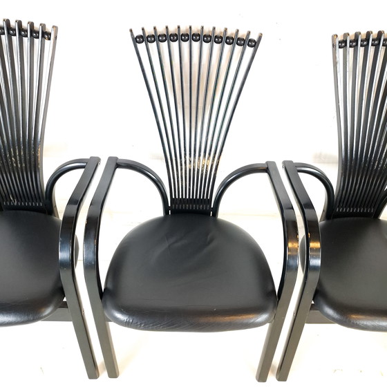 Image 1 of 4x vintage stoel Totem Torstein Nilsen