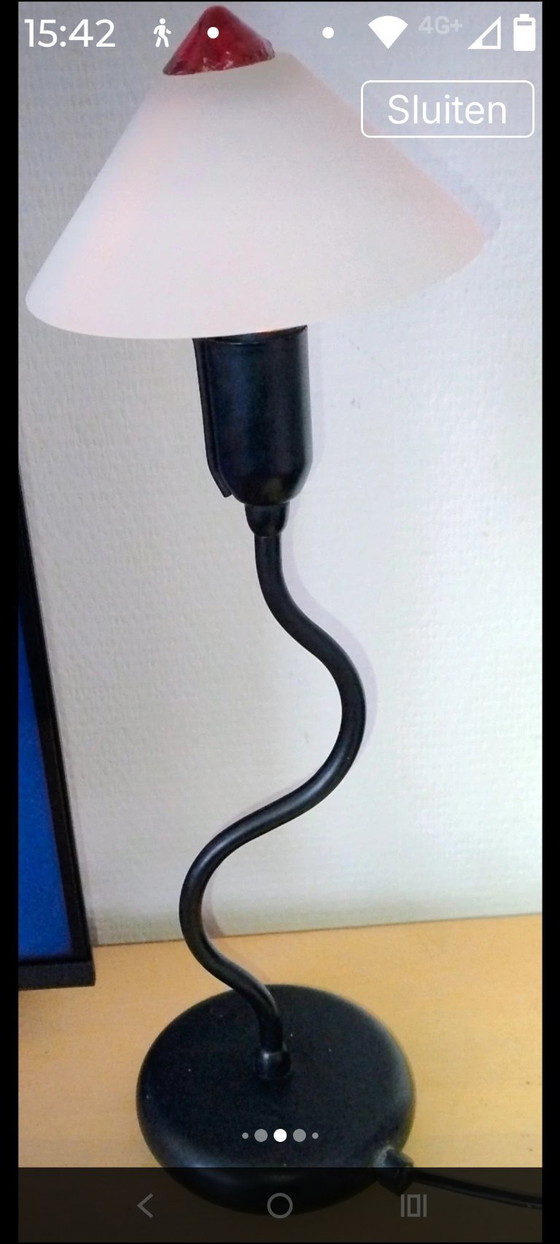 Image 1 of Vintage Italiaanse Design Tafellamp –  Giesse AF Cinquanta – Memphis Style