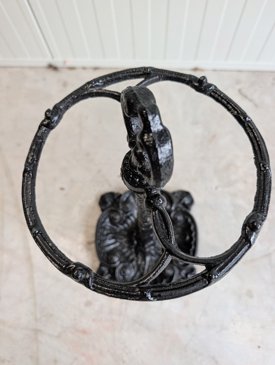 Umbrella stand - Cast Iron Art Nouveau (photo 5 of 8)