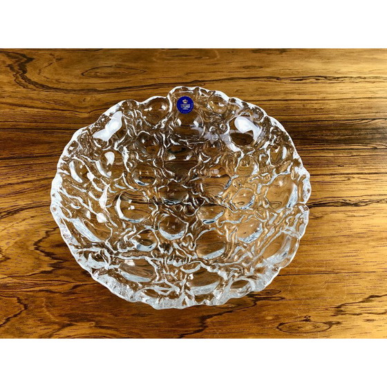 Image 1 of Vintage glass bowl by Per Lütken for Holmegaard, Denmark 1990