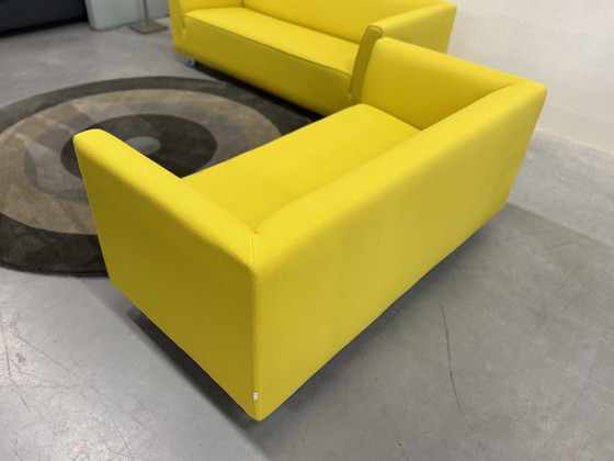Image 1 of Gelderland 4800 Sofagarnitur, 2,5- und 2-Sitzer, Stoff Gelb