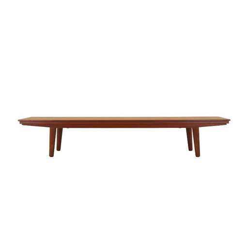 Teak-Lowboard, dänisches Design, 1970er Jahre, hergestellt in Dänemark