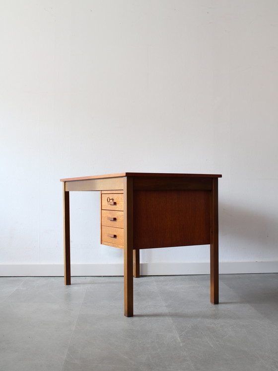 Image 1 of Vintage Danish compact desk in teak