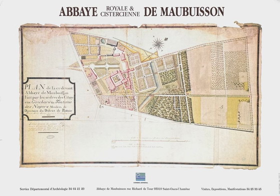 Image 1 of COLLECTIVE - DRAEGER TOURISM Serigrafia dell'abbazia di Maubuisson 1980