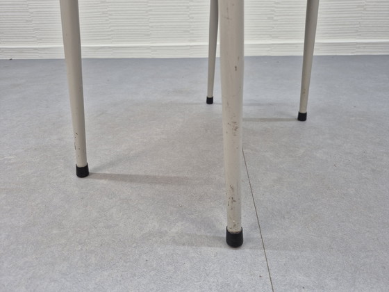 Vintage Bedside Table/Side Table with Drawer, 1950s. – Metal, Wood (photo 12 of 13)