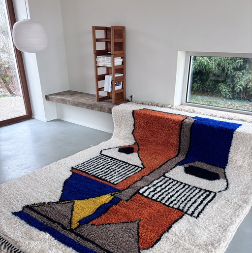 Handgeweven Berber Vloerkleed 100% Wol