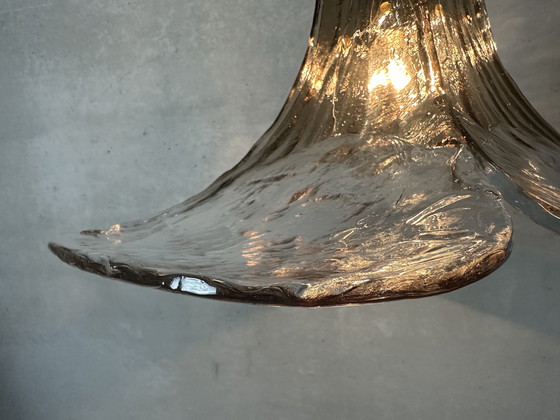 Image 1 of Vintage 'Tulip' Murano Pendant Lamp - Carlo Nason