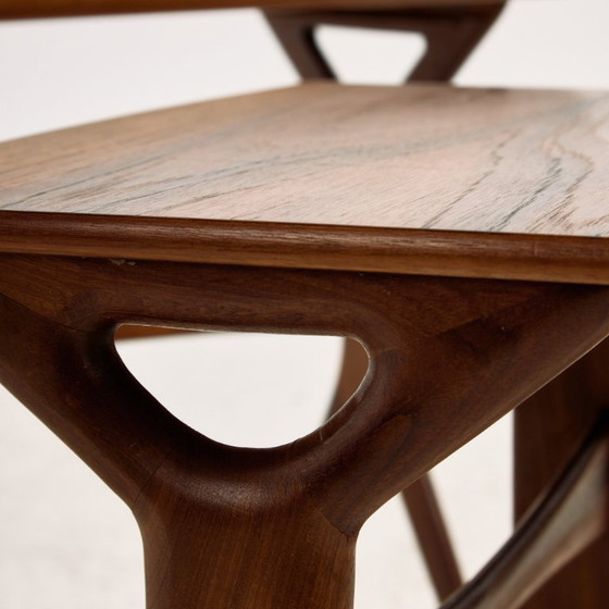MK11124 Teak Bijzettafels van Johannes Andersen voor CFC Silkeborg, Set van 3 – Wood (photo 11 of 13)