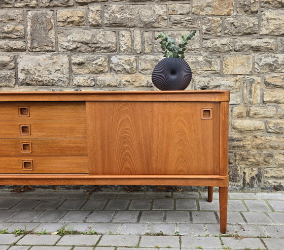 Credenza 60s 70s Mid Century Teak Cassettiera Armadio – bramin, Credenze, Wood (photo 5 of 9)