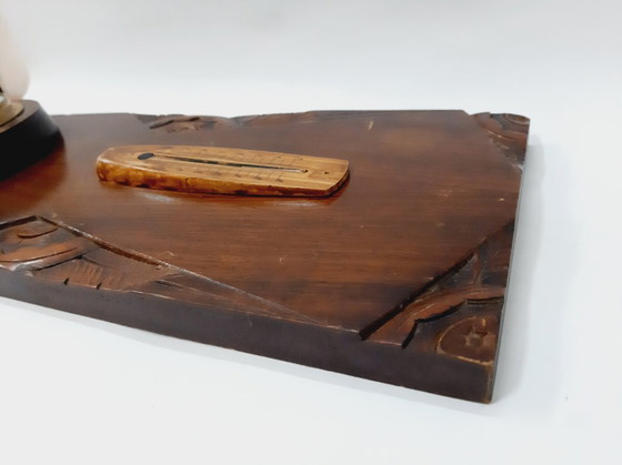 Image 1 of Vintage wandbarometer - thermometer