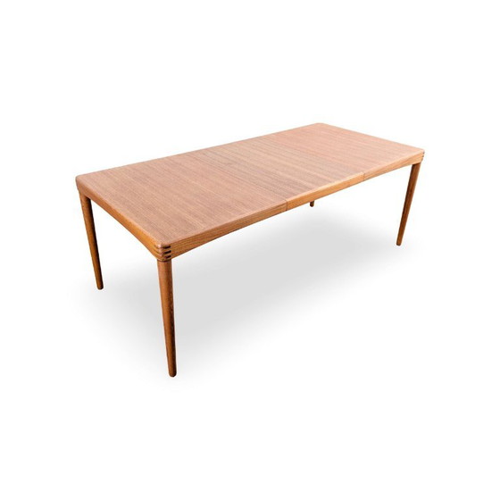 Bramin Extendable Teak Vintage Dining Table H.W. Klein Midcentury, Wood, Brown (photo 7 of 13)