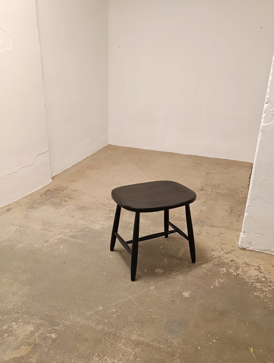 Image 1 of Ilmari Tapiovaara black stool 