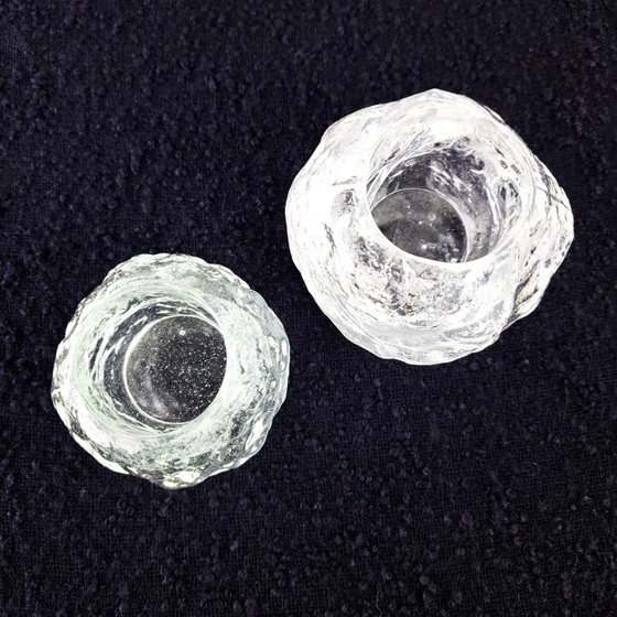 2x Vintage Kosta Boda Snowball Tealight Holder Ann Wärff – Candle holders, Glass (photo 8 of 11)