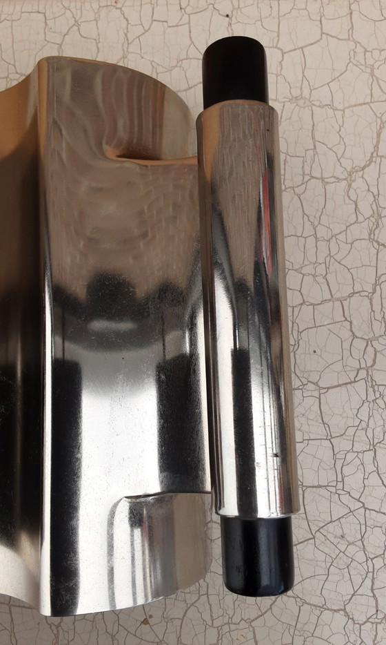 Image 1 of Portabottiglie d'epoca in cromo, molto buono, 1960