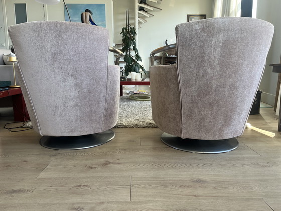 Image 1 of 2 Giogetti swivel armchairs, design Massimo Scolari, Italy Haren '80