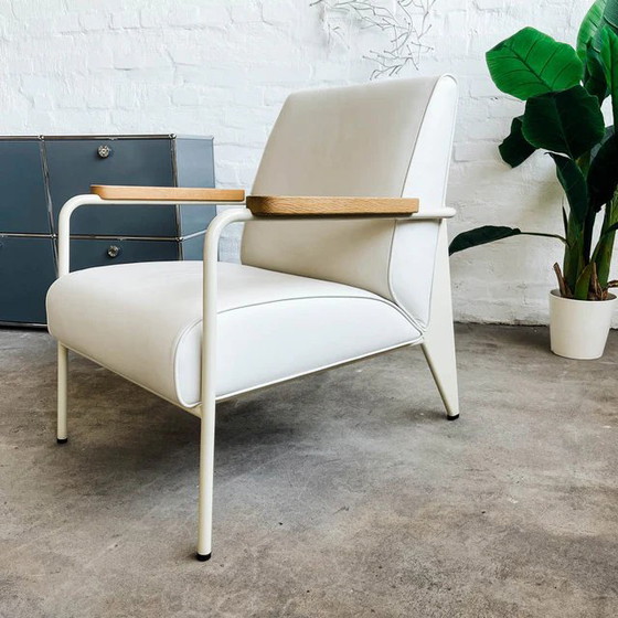 Image 1 of Vitra - Fauteuil de Salon - Sillón - Blanco - Cuero - Excelente estado