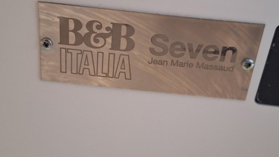 Iconic Dining table Seven by B&B Italia – polished steel, Wood (photo 2 of 5)