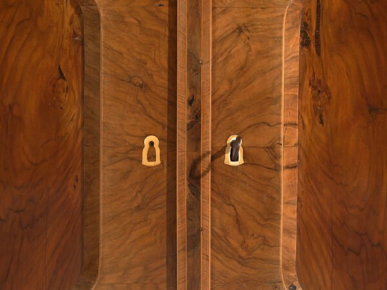 Antico secretaire Biedermeier in legno di noce – Austria, circa 1840 – Scrivanie, Brass (photo 36 of 40)