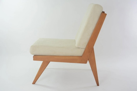 Image 1 of L-vormige corduroy fauteuil