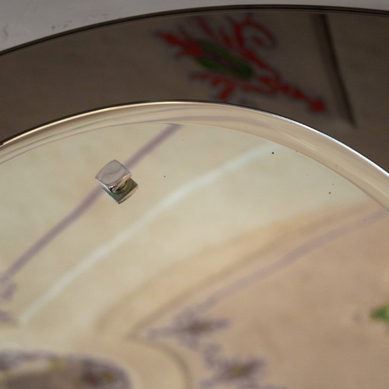 Image 1 of 1 miroir mural biseauté de style moderne du milieu du siècle, Italie, années 1970