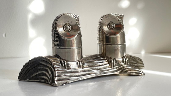 Service M.H. Sel Poivre Métal Argenté Vintage – Accessoires de table, Metal (photo 3 of 30)