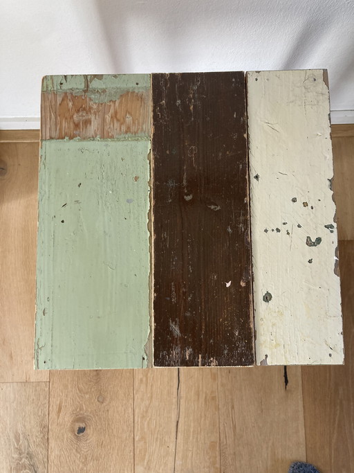 Tabouret de style Piet Hein Eek