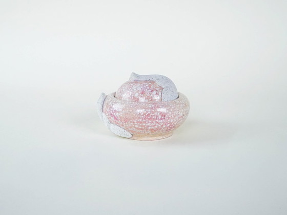 Image 1 of Zuccheriera in ceramica, design italiano, anni '70, prodotta in Italia