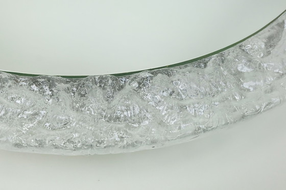 Image 1 of Backlit Wall Mirror by Erco Acrylic Frame Ice Glass Decor 1960s 1970s