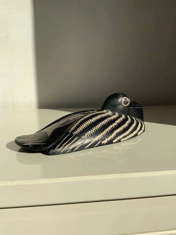 Image 1 of Inuit-Specksteinskulptur eines Seetauchers (Kanada)