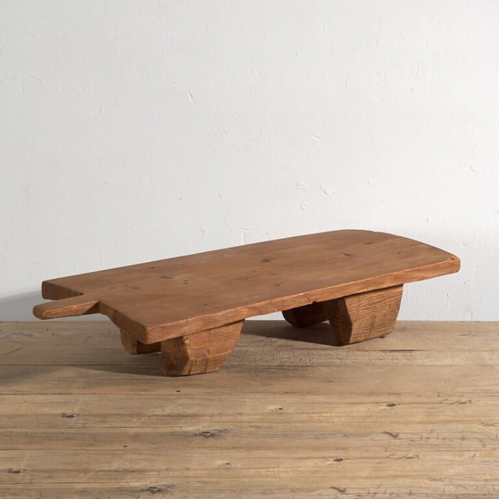 Mesa auxiliar antigua de madera maciza (c.1920) #17 – Mesas auxiliares, Rustic (photo 7 of 10)