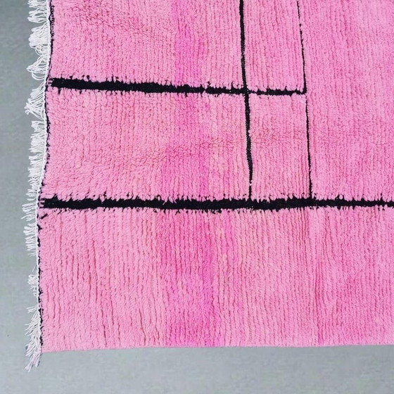 Image 1 of Tapis en laine pure naturelle tissé main taille 2/3 m