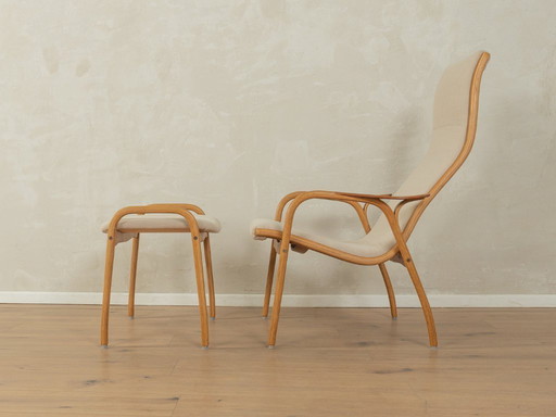 LAMINO armchair with stool, Yngve Ekström