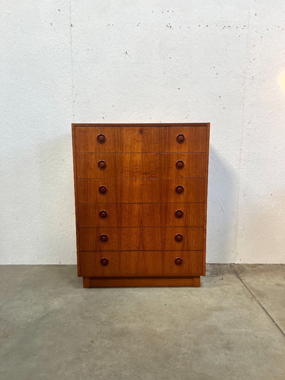 Commode Vintage en Teck, SMI Suède Années 1970 – Bois, Scandinavian (photo 5 of 11)