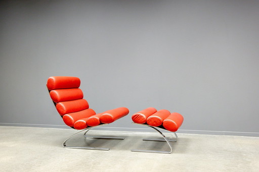 Sinus lounge chair + ottoman