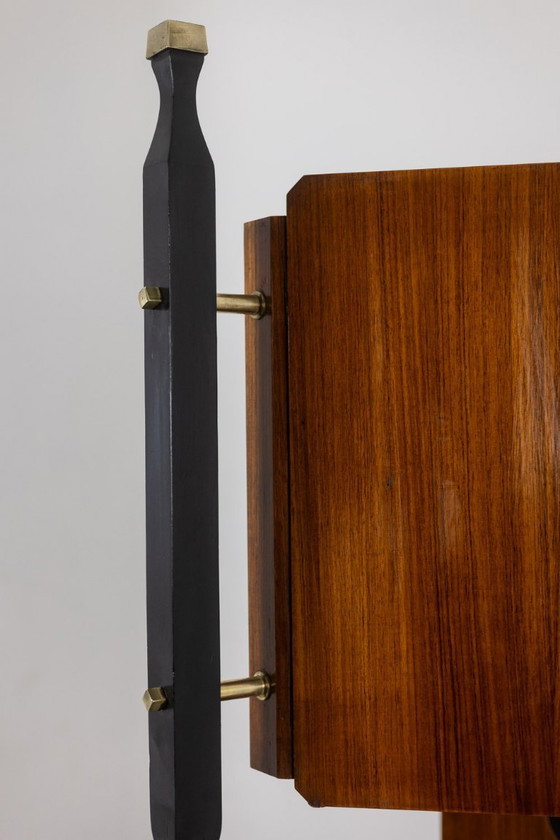 Image 1 of Coppia di armadi italiani impiallacciati in teak. Circa 1960.