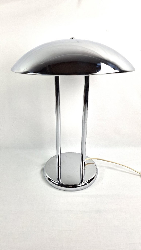 Image 1 of Robert Sonneman vintage chrome lamp